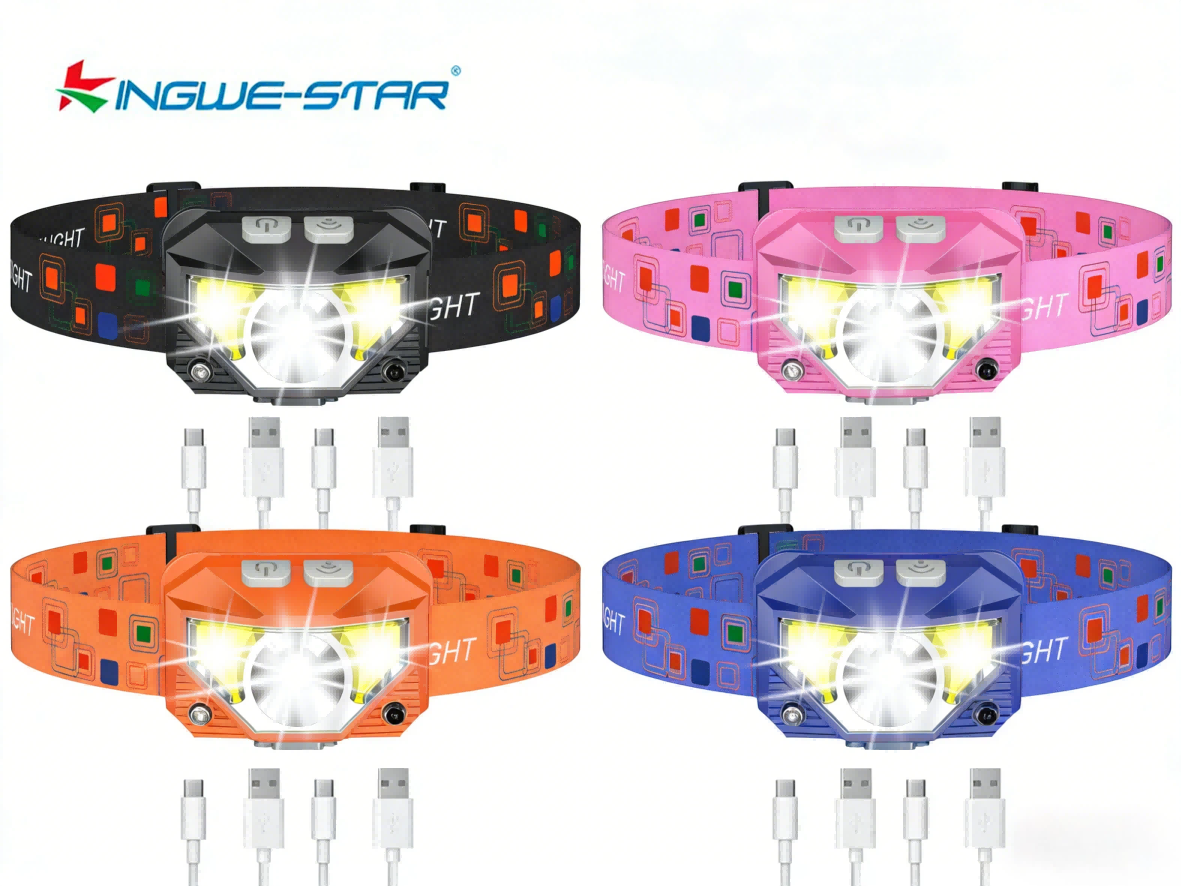 LED Headlamp Flashlight